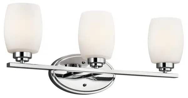 Eileen 3-Light Bath Vanity in Chrome