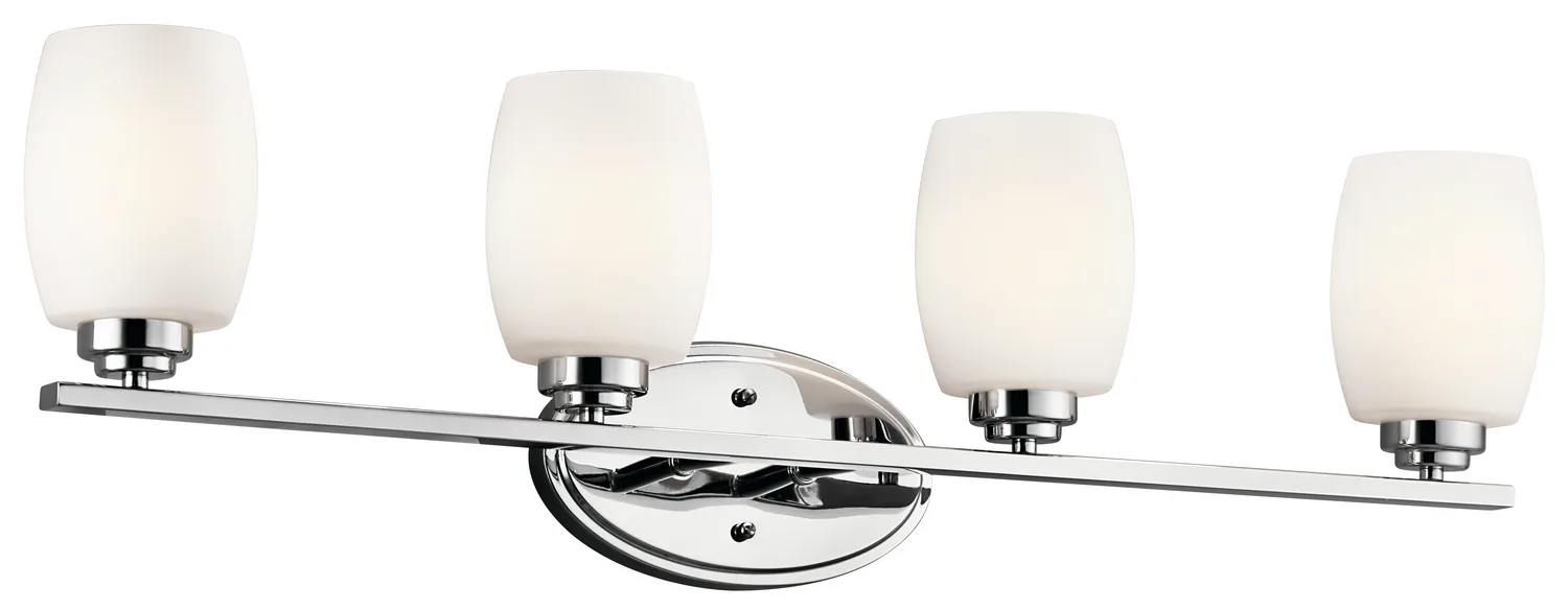 Eileen 4-Light Bath Vanity in Chrome