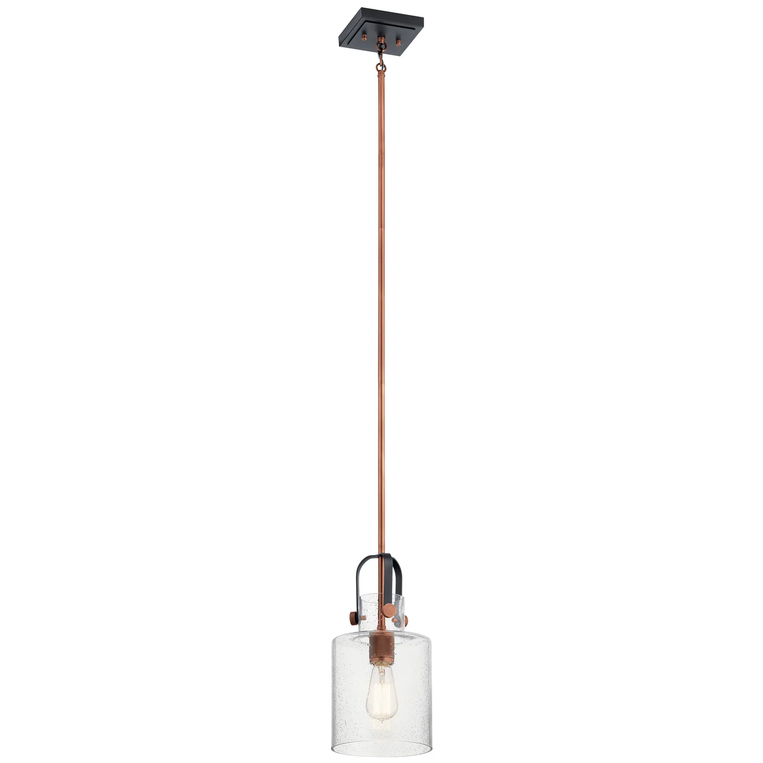 Kitner One Light Pendant in Antique Copper