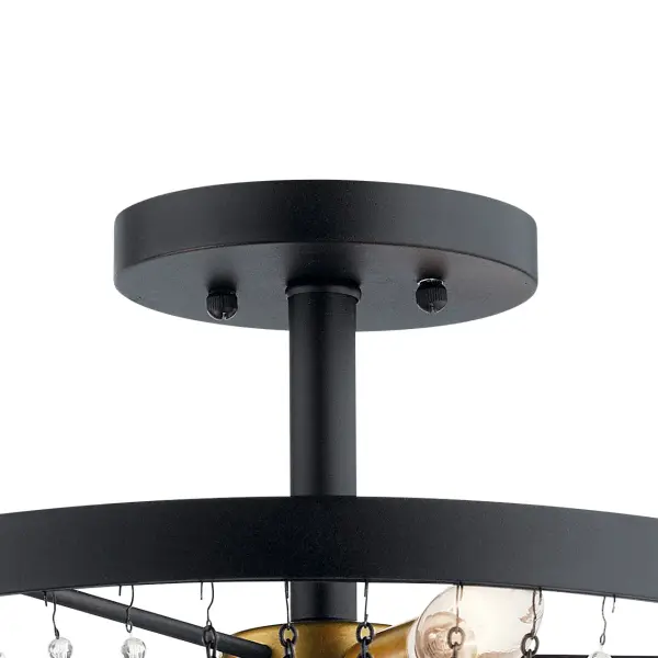 Alexia 3-Light Semi-Flush Mount Ceiling Light - Image 3