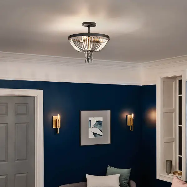 Alexia 3-Light Semi-Flush Mount Ceiling Light - Image 6