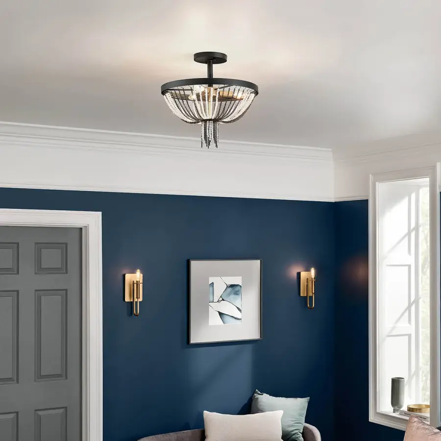Alexia 3-Light Semi-Flush Mount Ceiling Light - Image 7