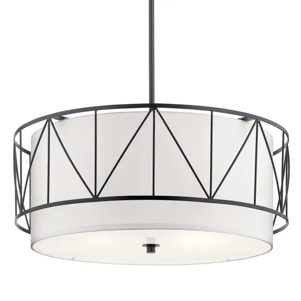 Birkleigh 4-Light Drum Pendant - Image 1