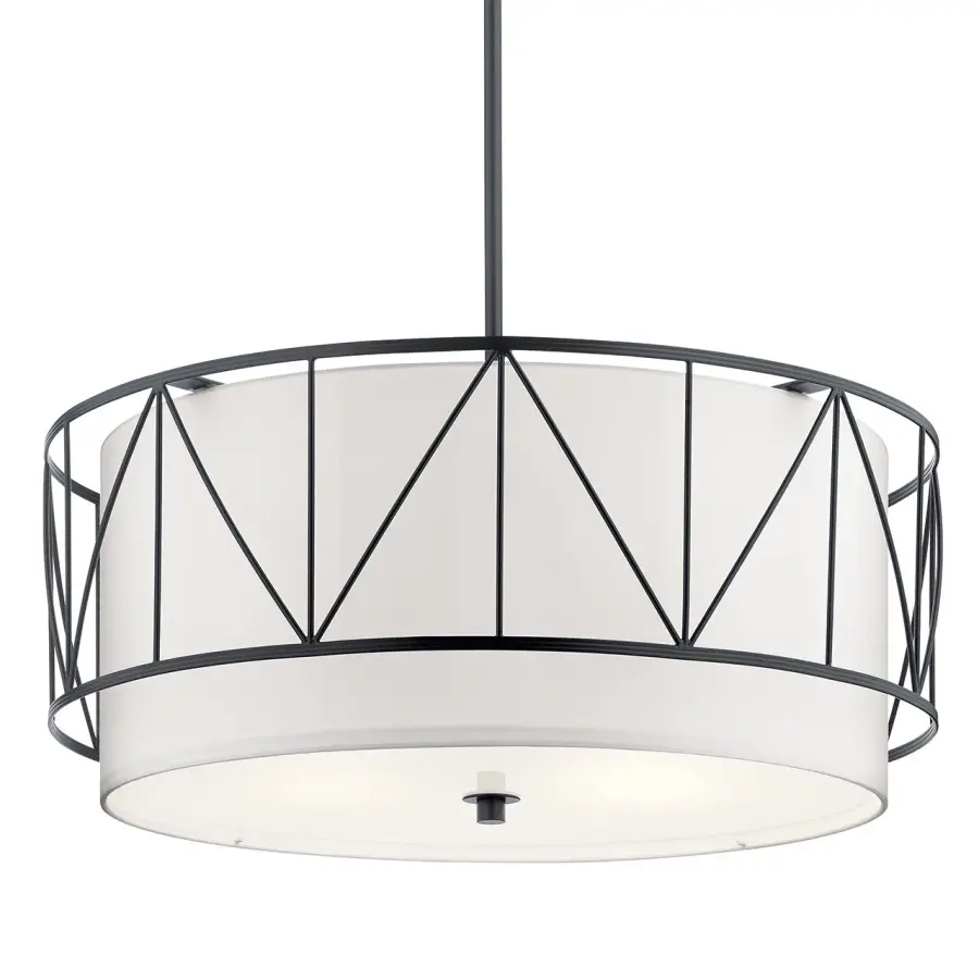 Birkleigh 4-Light Drum Pendant - Image 1
