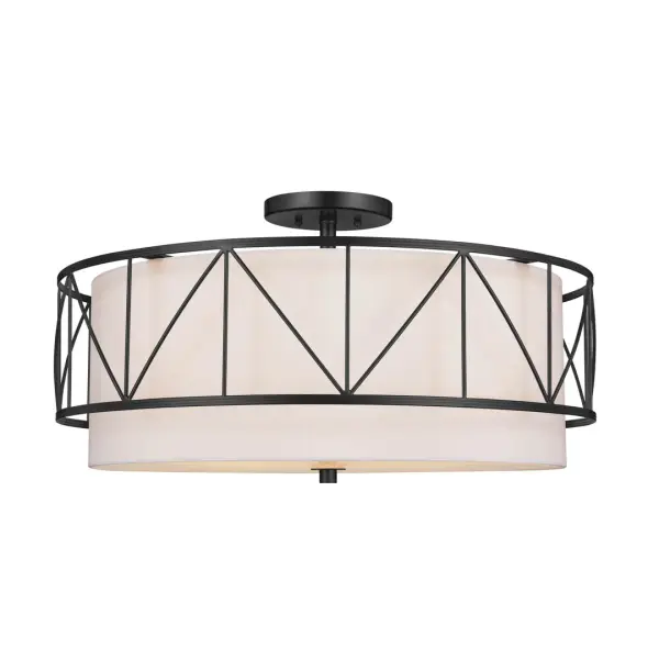 Birkleigh 4-Light Semi-Flush Mount Ceiling Light - Image 1