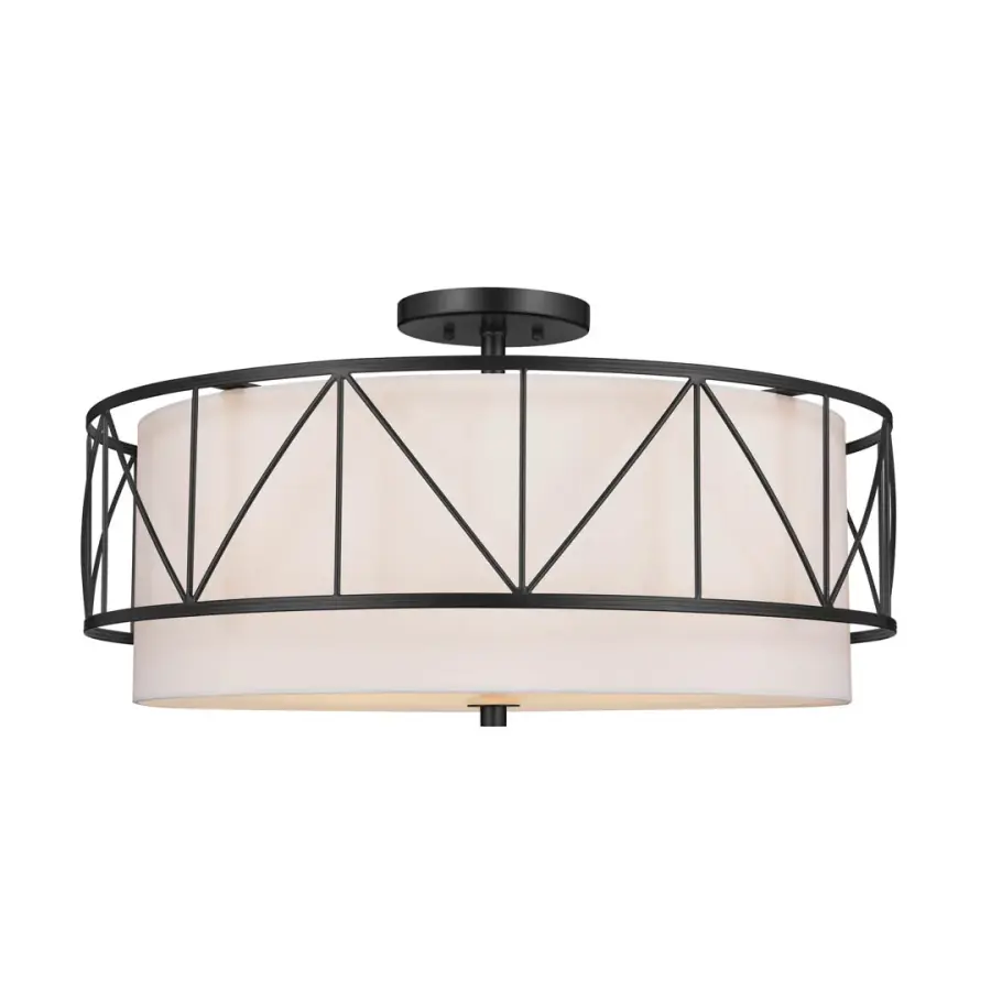 Birkleigh 4-Light Semi-Flush Mount Ceiling Light - Image 1