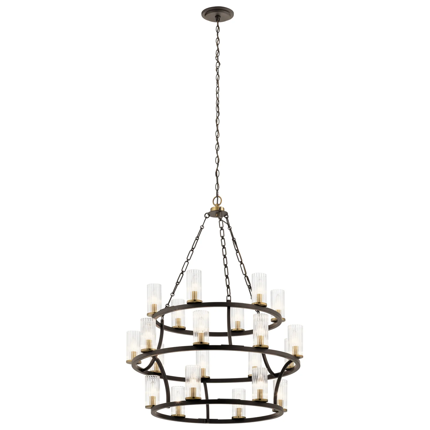 Mathias 21-Light Chandelier in Olde Bronze