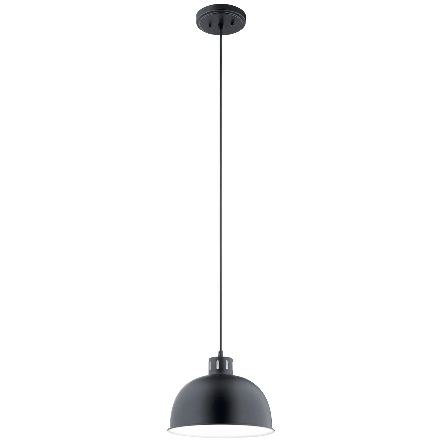 Zailey One Light Pendant in Black