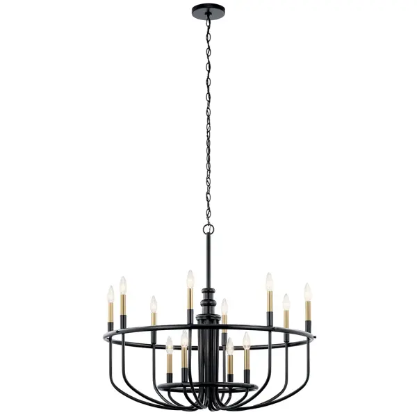 Capitol Hill 12-Light Multi-Tier Chandelier - Image 2