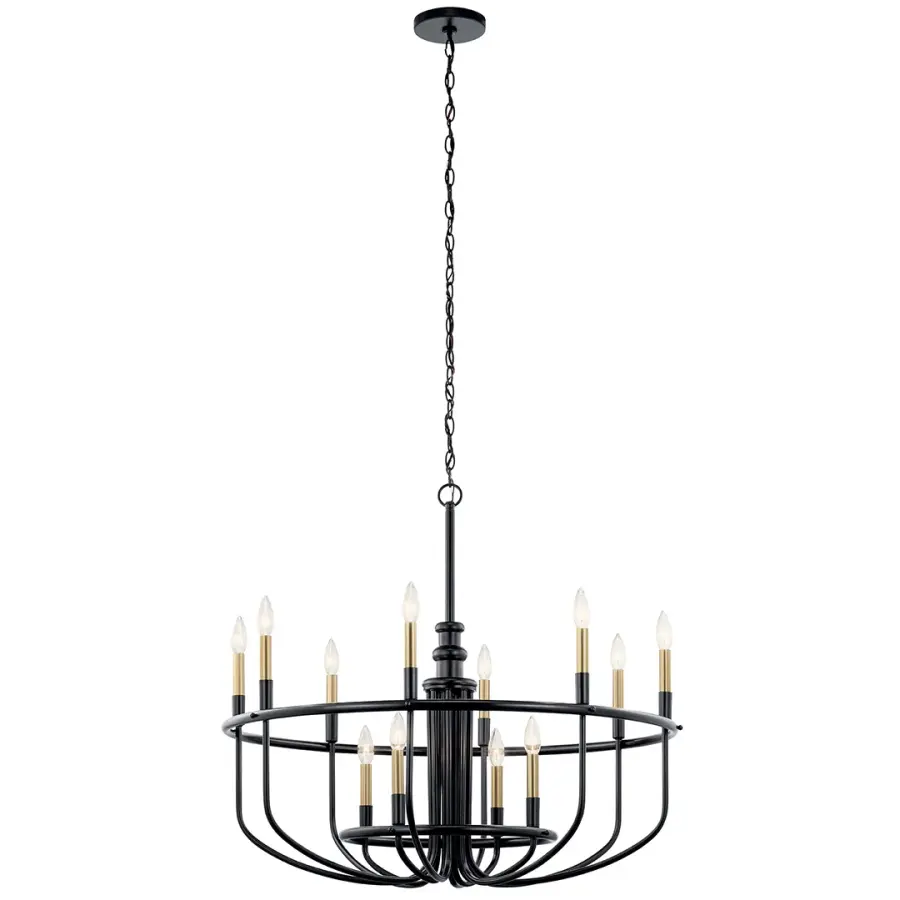 Capitol Hill 12-Light Multi-Tier Chandelier - Image 2