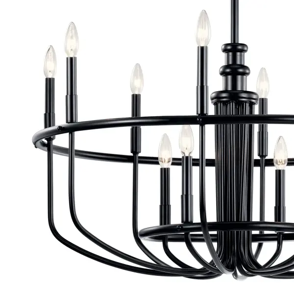 Capitol Hill 12-Light Multi-Tier Chandelier - Image 3