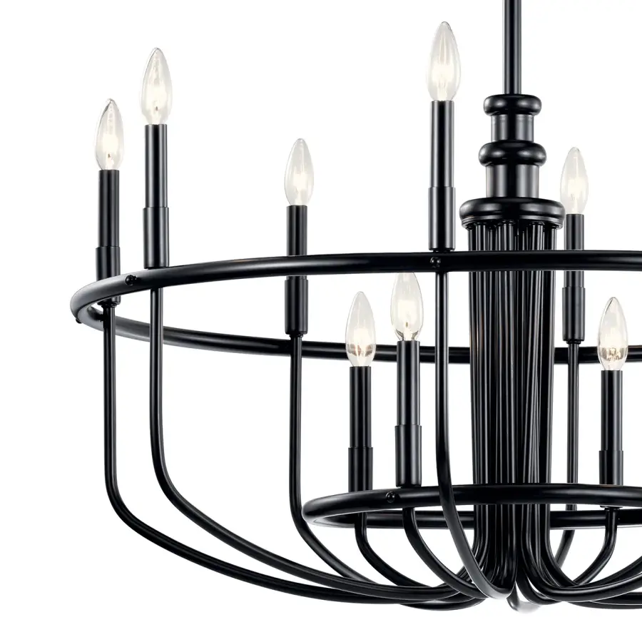 Capitol Hill 12-Light Multi-Tier Chandelier - Image 3