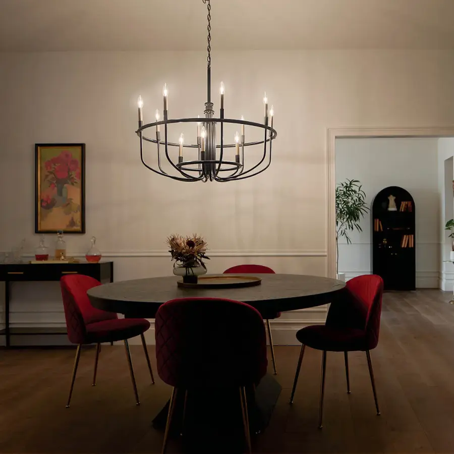 Capitol Hill 12-Light Multi-Tier Chandelier - Image 7