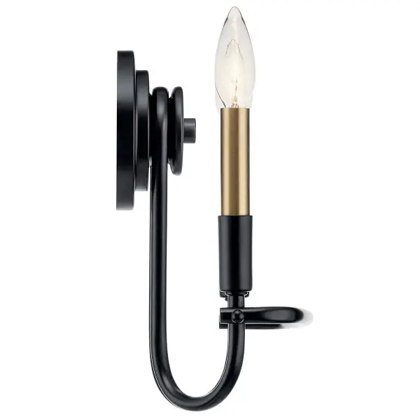 Capitol Hill 2-Light Wall Sconce in Black - Image 5