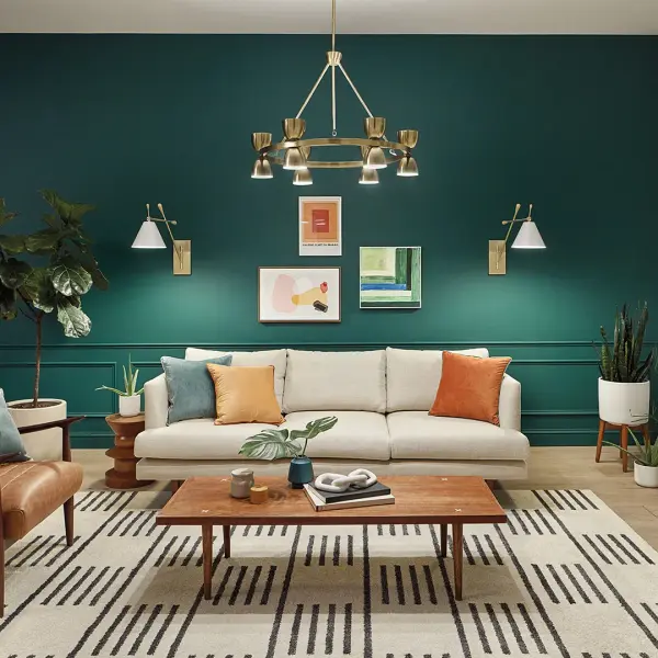 Elegant Champagne Gold Sconce with Timeless Cone Shade Design - Image 6