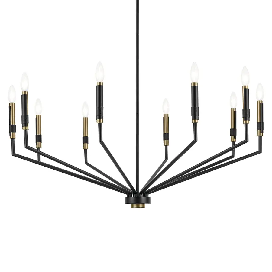 Grand 10-Light Statement Chandelier with Dramatic Scale - Image 1