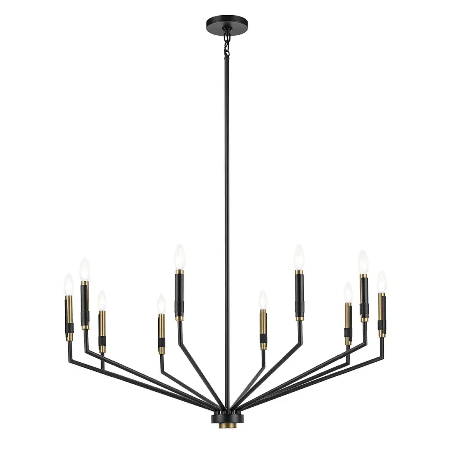Grand 10-Light Statement Chandelier with Dramatic Scale - Image 2