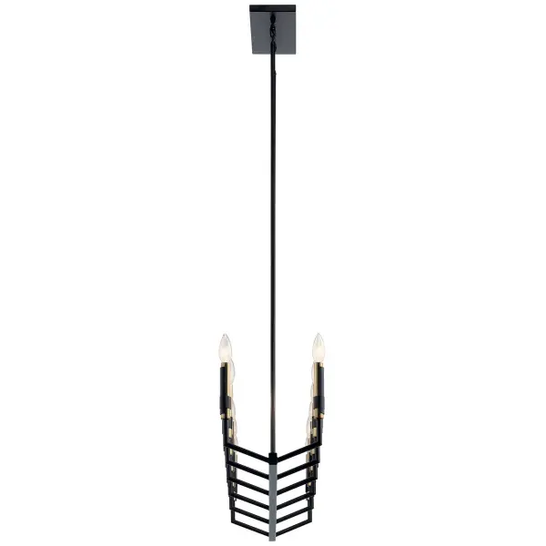 Sleek 12-Light Linear Chandelier Perfect for Modern Dining Spaces - Image 3