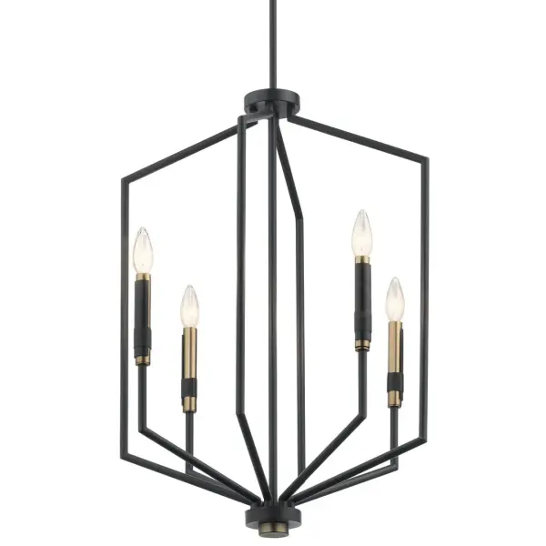 Versatile 4-Light Pendant with Contemporary Appeal - Image 1