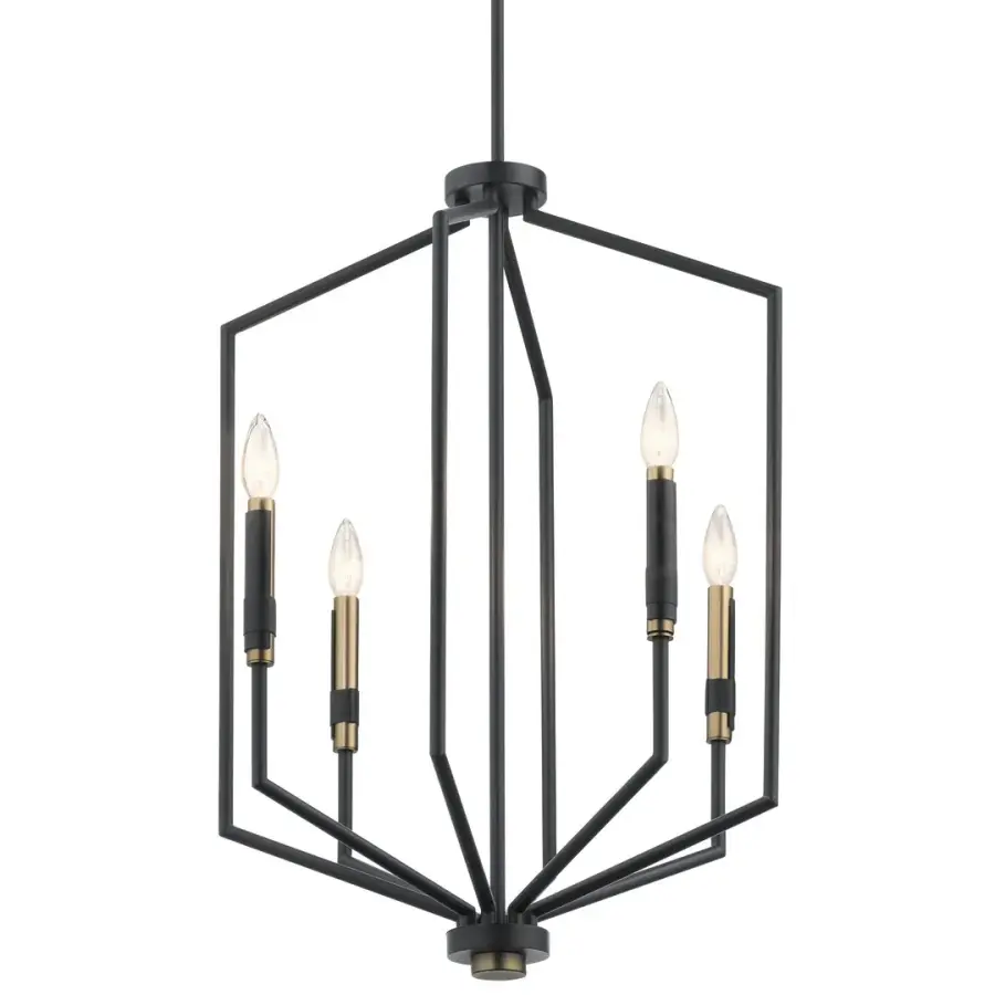 Versatile 4-Light Pendant with Contemporary Appeal - Image 1