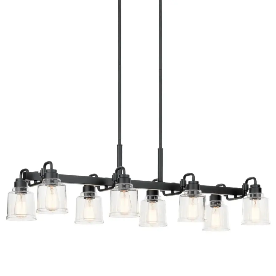 Aivian 8-Light Linear Chandelier - Image 1