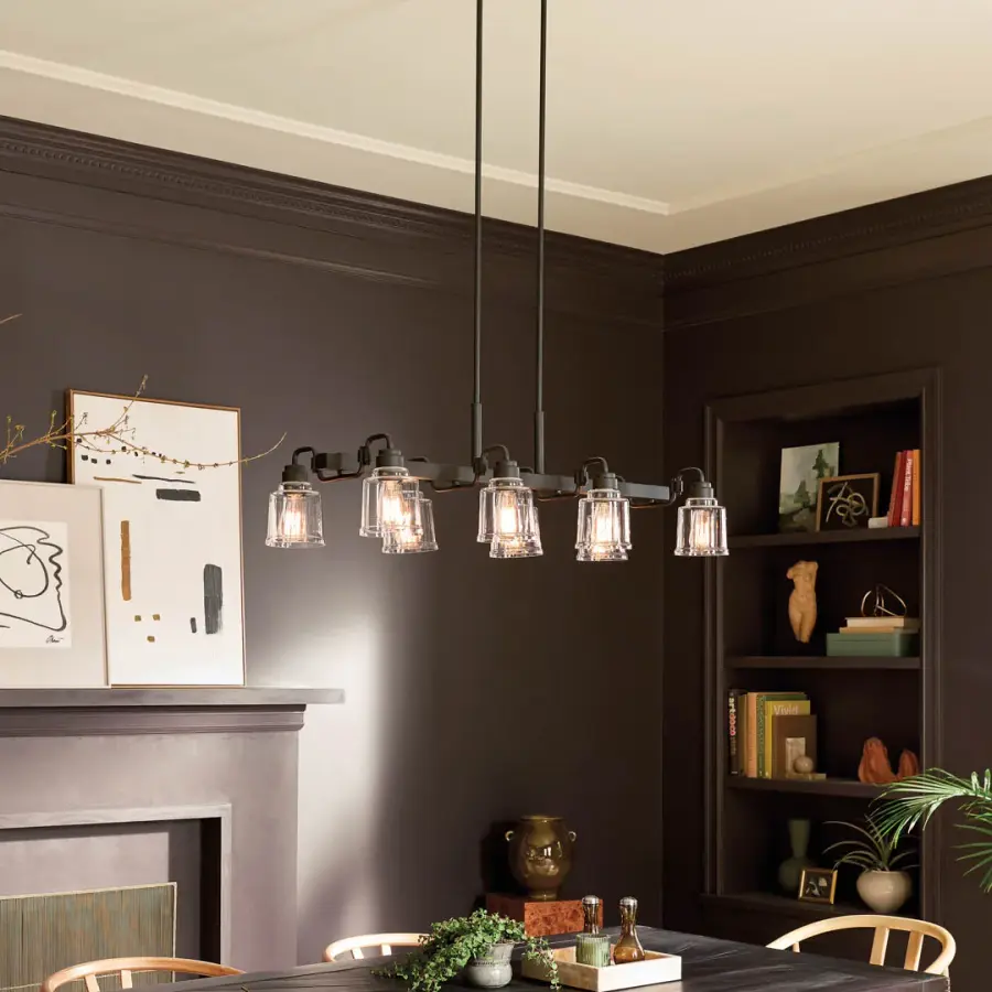 Aivian 8-Light Linear Chandelier - Image 6