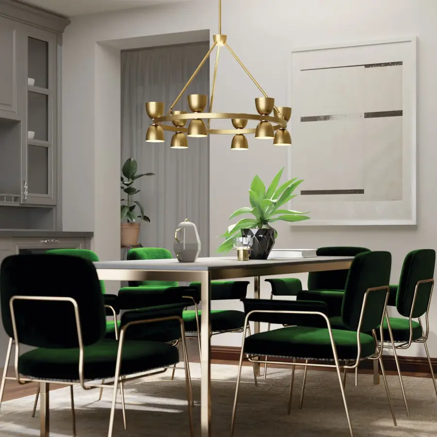 Baland 12-Light Chandelier - Image 6