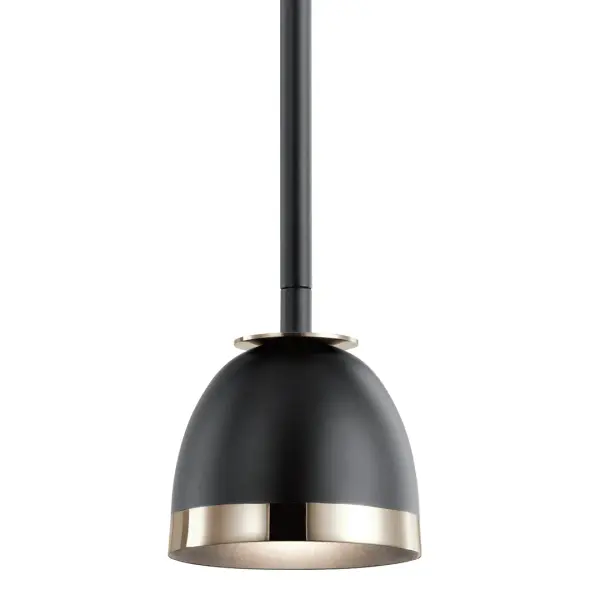 The Baland Mini Pendant delivers modern industrial style in a compact 4-inch profile. Its metal dome shade and integrated LED technology make it perfect for task lighting or clustered installations.
