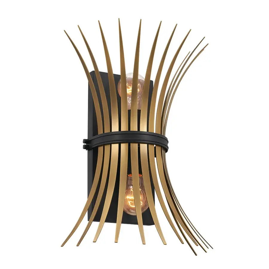 Sophisticated Two-Tone Sconce with Timeless Appeal - Image 1