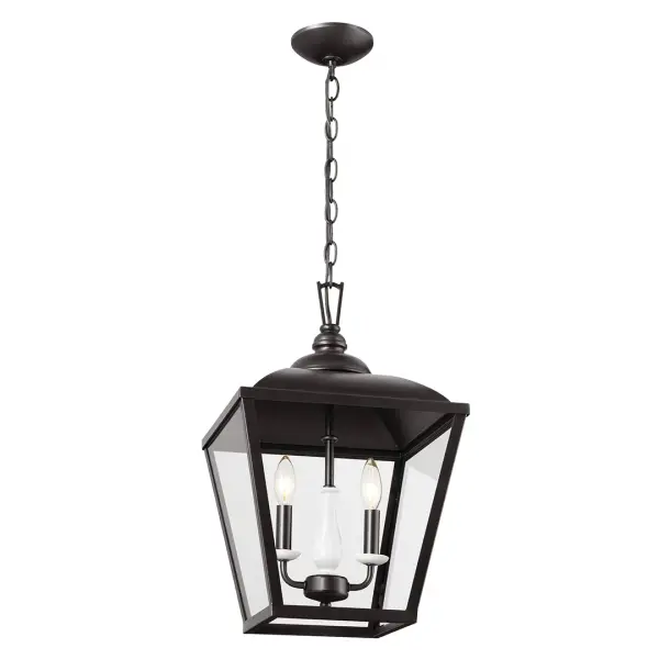Dame 2-Light Pendant in Anvil Iron - Image 2