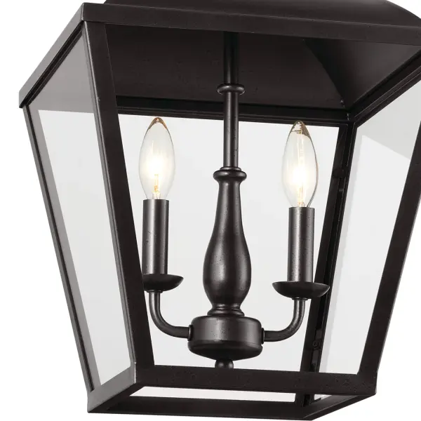 Dame 2-Light Pendant in Anvil Iron - Image 3