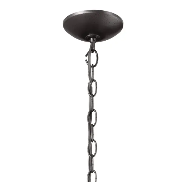 Dame 2-Light Pendant in Anvil Iron - Image 4