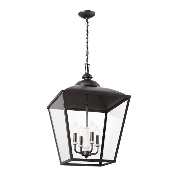 Dame 4-Light Pendant in Anvil Iron - Image 2