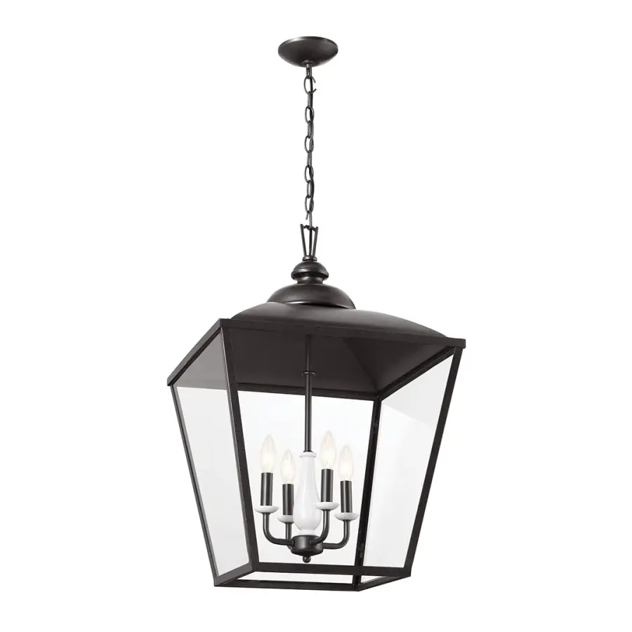 Dame 4-Light Pendant in Anvil Iron - Image 2