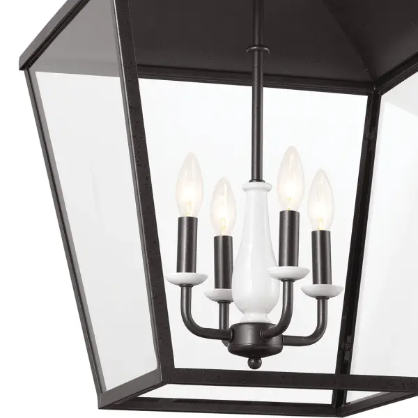 Dame 4-Light Pendant in Anvil Iron - Image 3
