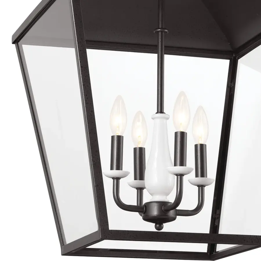 Dame 4-Light Pendant in Anvil Iron - Image 3