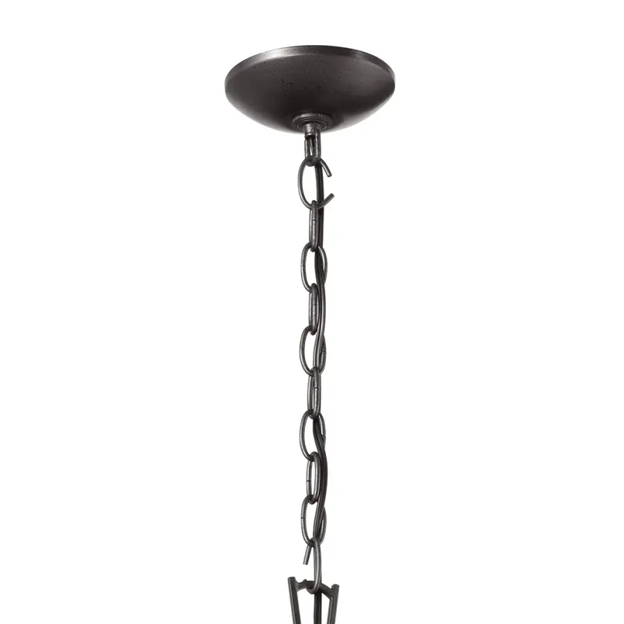 Dame 4-Light Pendant in Anvil Iron - Image 4