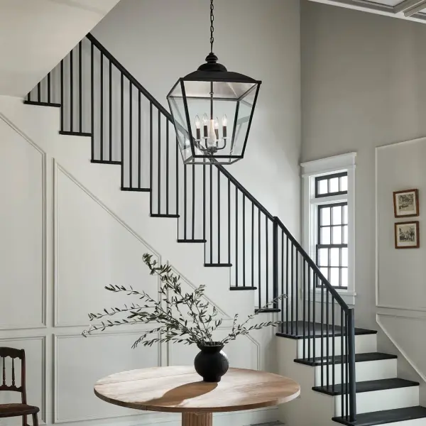 Dame 4-Light Pendant in Anvil Iron - Image 5
