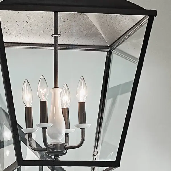Dame 4-Light Pendant in Anvil Iron - Image 6