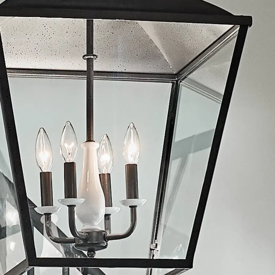 Dame 4-Light Pendant in Anvil Iron - Image 6