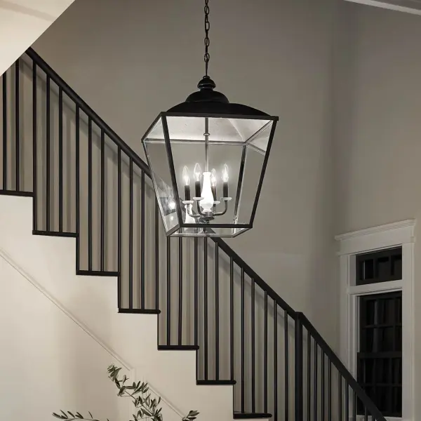 Dame 4-Light Pendant in Anvil Iron - Image 7