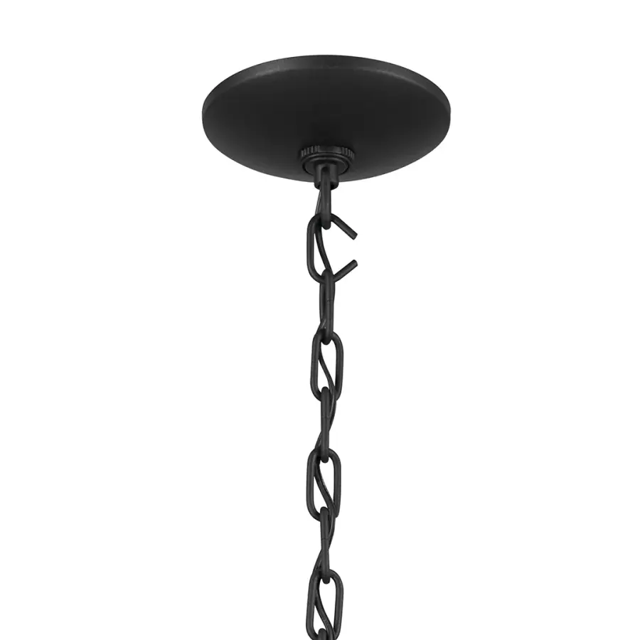 Opal 2-Light Pendant in Textured Black - Image 4