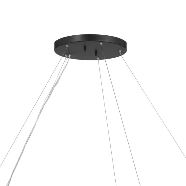 Rosalind 10-Light Chandelier in Black - Image 3
