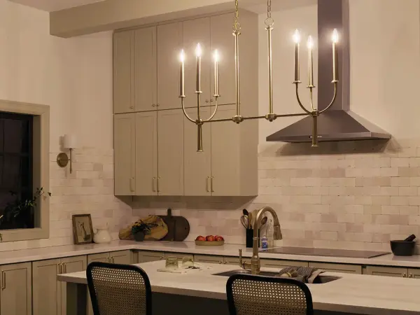 Elegant Linear Chandelier Blends Traditional Warmth with Modern Lines - Image 9