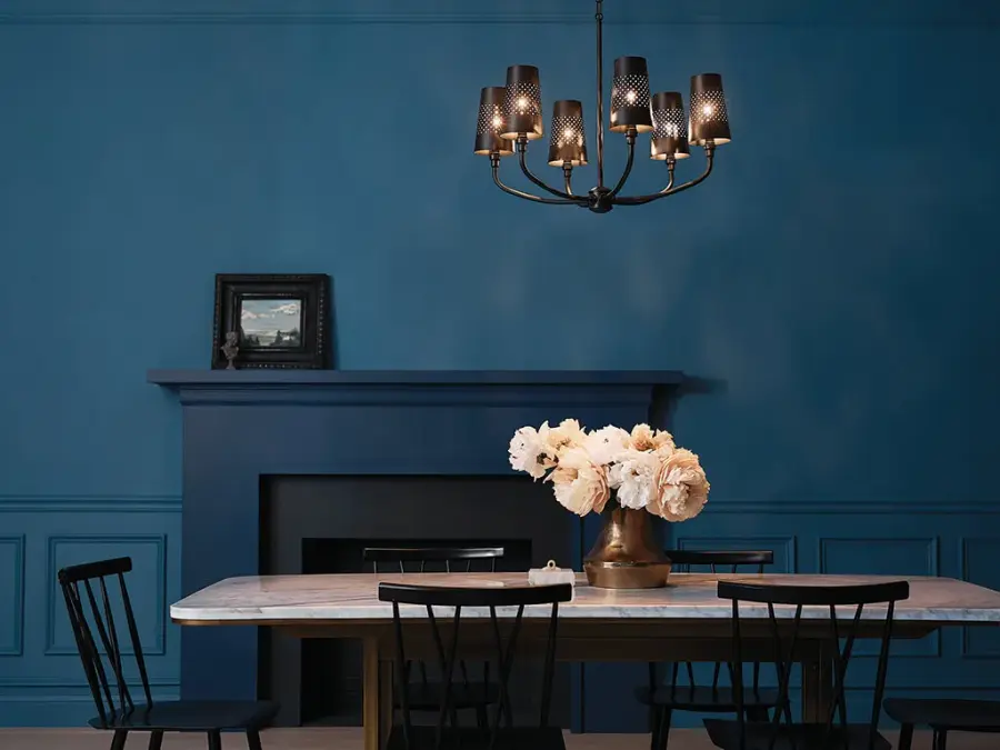Adeena 6-Light Chandelier in Black - Image 8