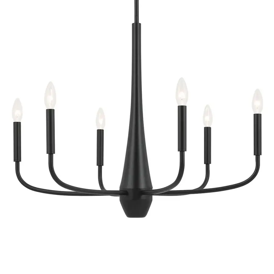 Bold Modern Statement Piece with Versatile 6-Light Design - Image 1