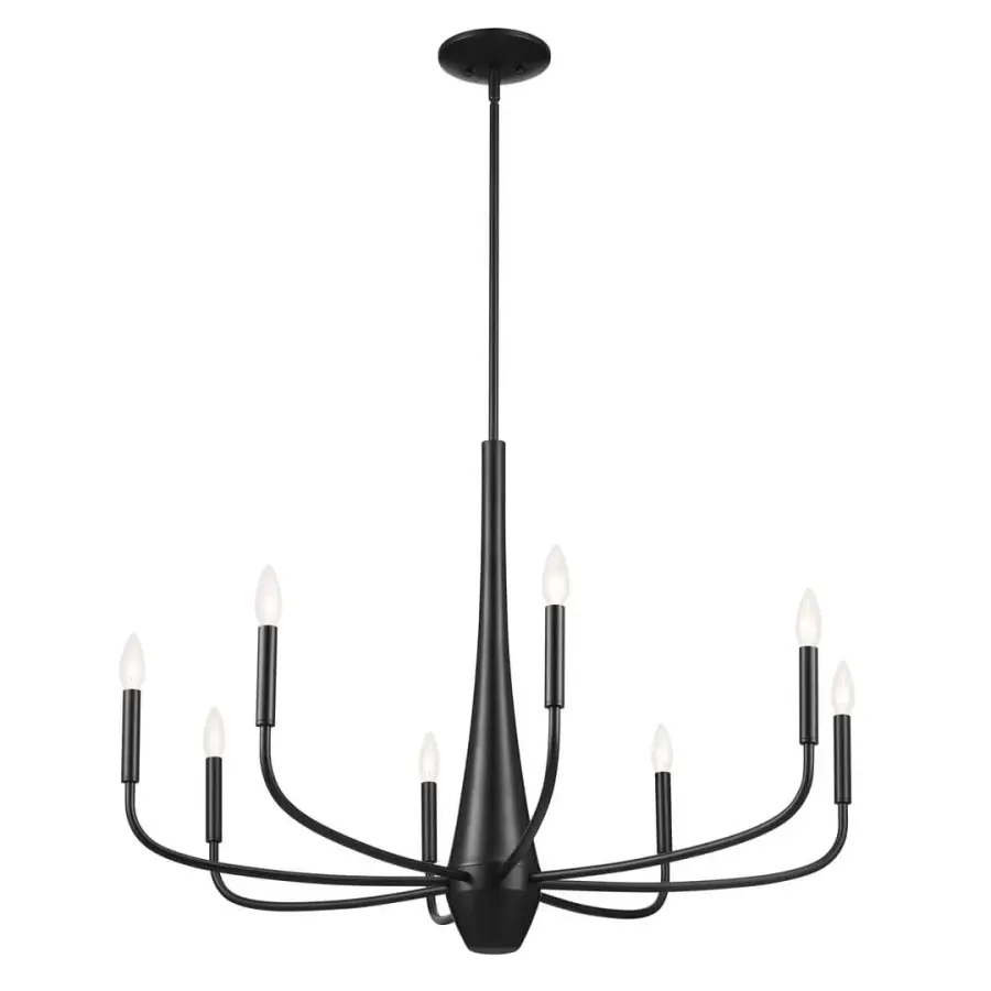 Bold Modern Statement Piece with Dramatic 8-Light Design - Image 2
