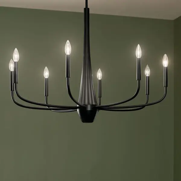 Bold Modern Statement Piece with Dramatic 8-Light Design - Image 5
