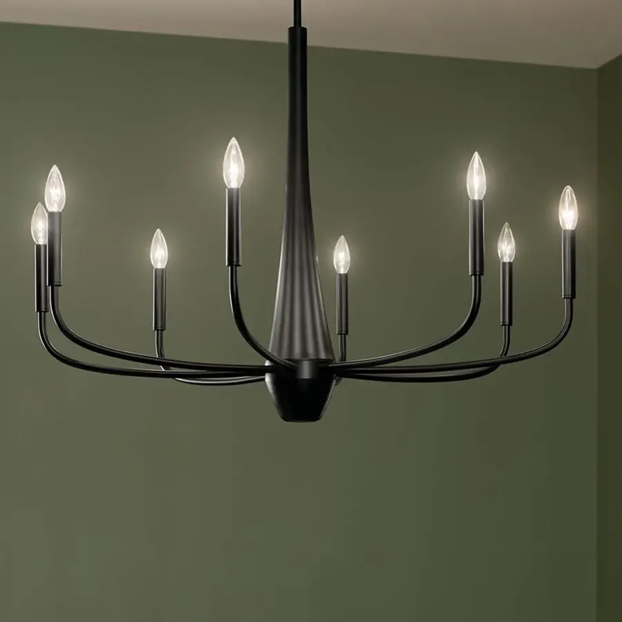 Bold Modern Statement Piece with Dramatic 8-Light Design - Image 5