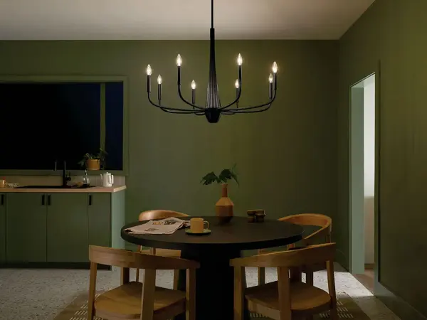 Bold Modern Statement Piece with Dramatic 8-Light Design - Image 9